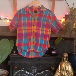 Liz Sport button up shirt size petite M